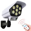 Fizzora Solar Light Outdoor 77 Led Motion Sensor Security Camera Shaped Wall Lamp, Waterproof, Rotatable for Home, Outdoor, Garden with Remote Control (Pack of 1)