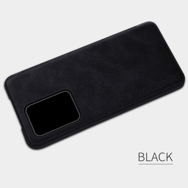 Flip Cover Case for Samsung Galaxy F55 5G / M55 5G | Genuine Leather Finish | Magnetic Closer | Inbuilt Card Slot & Stand | Flip Back Cover Case for Samsung Galaxy F55 5G / M55 5G - Black