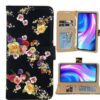 Flip Cover Compatible for Samsung Galaxy M14 5G Back Cover Samsung Galaxy M14 5G Girls Styles Rose Black
