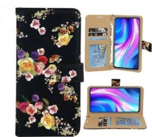 Flip Cover Compatible for Samsung Galaxy M14 5G Back Cover Samsung Galaxy M14 5G Girls Styles Rose Black