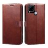 Flip Cover Compatible with Realme C15 | Premium Leather Finish Flip Cover Compatible with Realme C15 | Premium Leather Finish | Inbuilt Pockets & Stand | Flip Cover Back Case for Realme C15 (Brown)