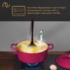 Frenchware Non-Stick Premium Silicone Spatula (Large Spatula & Large Spoon, Black) for Cooking, Baking & Mixing, Seamless Design
