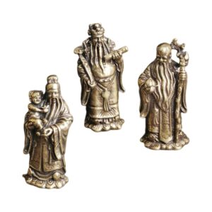 Fu Lu Shou Statue Fuk Luk Sau Figurine Lucky Immortals Ornaments for Hotel|Home & Garden | Home D?©cor |3 Fuk LUK Sau Decorations