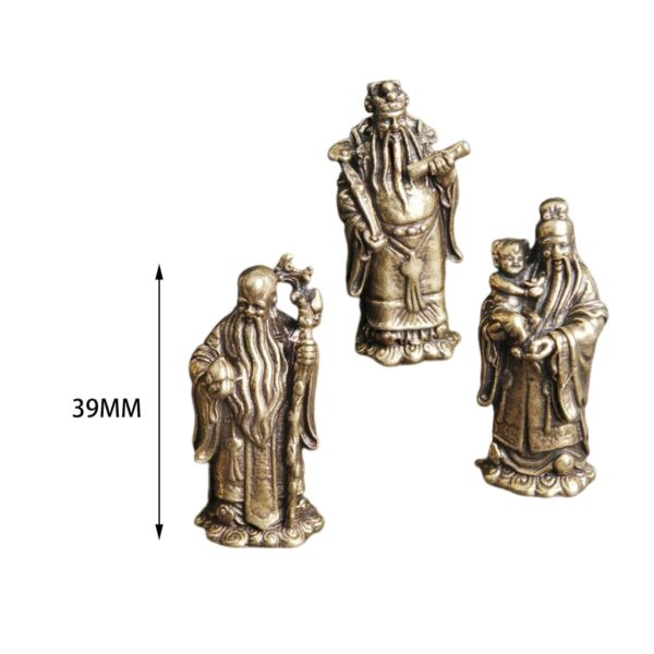 Fu Lu Shou Statue Fuk Luk Sau Figurine Lucky Immortals Ornaments for Hotel|Home & Garden | Home D?©cor |3 Fuk LUK Sau Decorations