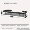 Fulminare Self Adhesive Bathroom Shelf for Wall Shelf Organizer Wall Mounted Bathroom Shelves Rack Holder Stand for Bathroom Accessories Organiser Without Dril (Pawn)