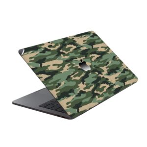 GADGETS WRAP Premium Vinyl Laptop Decal Top Only Compatible with GADGETS WRAP Premium Vinyl Laptop Decal Top Only Compatible with Apple MacBook 13 inch Pro Retina - Green Camo