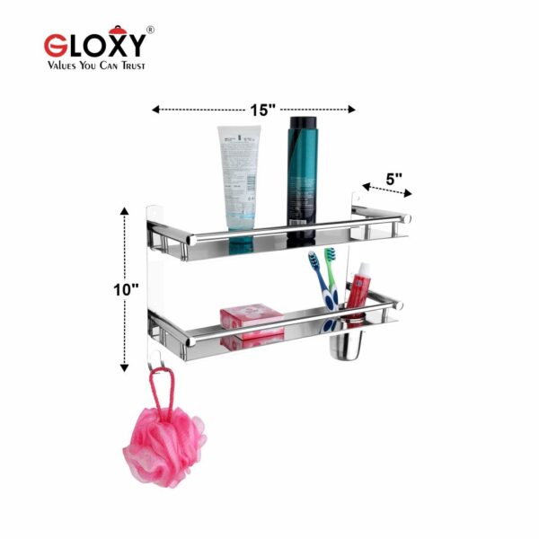 GLOXY-ENTERPRISE-Stainless-Steel-2-Layer-Multipurpose-Use-Shelf-Organizer-Bathroom-Shelf-and-Rack-with-Toothbrush-Holder-Bathroom-Accessories.jpg GLOXY ENTERPRISE Stainless Steel 2 Layer Multipurpose Use Shelf Organizer Bathroom Shelf and Rack with Toothbrush Holder Bathroom Accessories