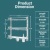 GLOXY-Premium-Chrome-Finish-Bathroom-Stainless-Steel-Organizer-with-Soap-Holder-Liquid-Soap-Dispenser-and-Toothbrush-Holder-6-in-1-Bathroom-Rack-Shelf-for-Home-Office-Hotels-Restaurants.jpg GLOXY Premium Chrome Finish Bathroom Stainless Steel Organizer with Soap Holder, Liquid Soap Dispenser and Toothbrush Holder - 6 in 1 Bathroom Rack Shelf for Home, Office, Hotels & Restaurants
