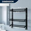 GLOXY-Premium-Stainless-Steel-Matt-Black-Bathroom-Shelf-Rack-2-Layer-with-Towel-or-Napkin-Holder-Rods-Black-Bathroom-Accessories-for-Home-Office-Hotels-Restaurants.jpg GLOXY Premium Stainless Steel Matt Black Bathroom Shelf Rack 2 Layer with Towel or Napkin Holder Rods Black Bathroom Accessories for Home, Office, Hotels & Restaurants