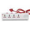 GM 3061 E-Book Power Strip | 4 Universal Sockets + GM 3061 E-Book Power Strip | 4 Universal Sockets + Individual Switches | 2m Heavy-Duty Cord | Thermal Trip Overload Protection | LED Indicator | Child Safety Shutters