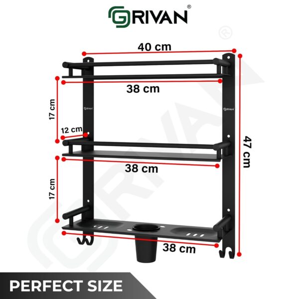 GRIVAN-Stainless-Steel-3-Tier-Bathroom-Accessories-Set-–-Heavy-Duty-Bathroom-Shelves-with-Dual-Soap-Holder-Toothbrush-Holder-Tumbler-Wall-Mounted-Bathroom-Organizer.jpg GRIVAN Stainless Steel 3-Tier Bathroom Accessories Set – Heavy Duty Bathroom Shelves with Dual Soap Holder, Toothbrush Holder & Tumbler | Wall Mounted Bathroom Organizer