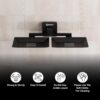 GRIVAN-Wall-Mounted-Stainless-Steel-Black-Matt-Finish-Square-Shape-Double-Soap-Holder-for-Bathroom-Soap-StandsSoap-Tray-for-Bath-Dish-Bathroom-Accessories-and-Fittings-Rust-Free-Set-of-1.jpg GRIVAN Wall Mounted Stainless Steel Black Matt Finish Square Shape Double Soap Holder for Bathroom, Soap Stands/Soap Tray for Bath Dish Bathroom Accessories and Fittings Rust Free (Set of 1)
