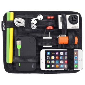 GTC® Elasticity Grid-It Organizer Receiver Plate Bladder Bag with Small GTC® Elasticity Grid-It Organizer Receiver Plate Bladder Bag with Small Gadgets Holder Travel Digital Electronic Accessories and Cosmetic Arrangement Pouches Tool Pad Sun Visor Organizer (G 056)