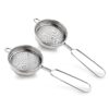 Ganesh Rio Tea Strainer/Chai Chhalni/Coffee Strainer/Tea Filter/Juice and Oil Filter with Wire Handle and Stainless Steel - Set of 2