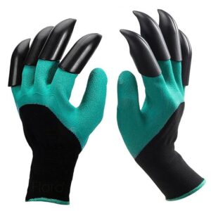 Garden Art Multipurpose Gloves | Cut-Resistant Gloves, Rubber Coated, Comfortable Garden Art Multipurpose Gloves | Cut-Resistant Gloves, Rubber Coated, Comfortable For Wood Working, Construction Work, Electric Welding and Other Activites GGWPN2H (2 Hand Claws Blue)