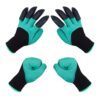Garden Gloves With Claws 2 Pairs for Weeding Seeding Yard Garden Gloves With Claws 2 Pairs for Weeding Seeding Yard Fingertips Claw Gloves Lightweight to Cultivate Transplant Plant Green