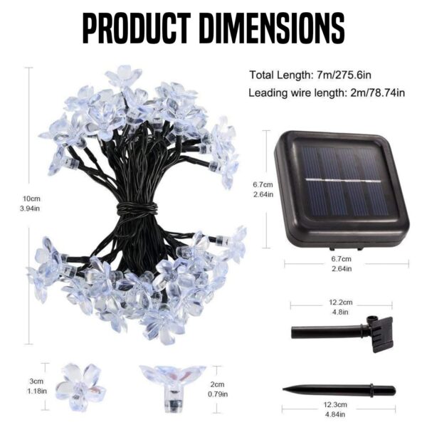 Gigawatts-30-LED-Solar-Cherry-Blossom-String-Light-Solar-Garden-Light-Outdoor-Decorative-Flower-Lights-for-Home-Garden-Yard-Patio-Driveway-Decor-Pack-of-1-Warm-White.jpg Gigawatts 30 LED Solar Cherry Blossom String Light | Solar Garden Light, Outdoor Decorative Flower Lights for Home, Garden, Yard, Patio, Driveway Décor (Pack of 1, Warm White)