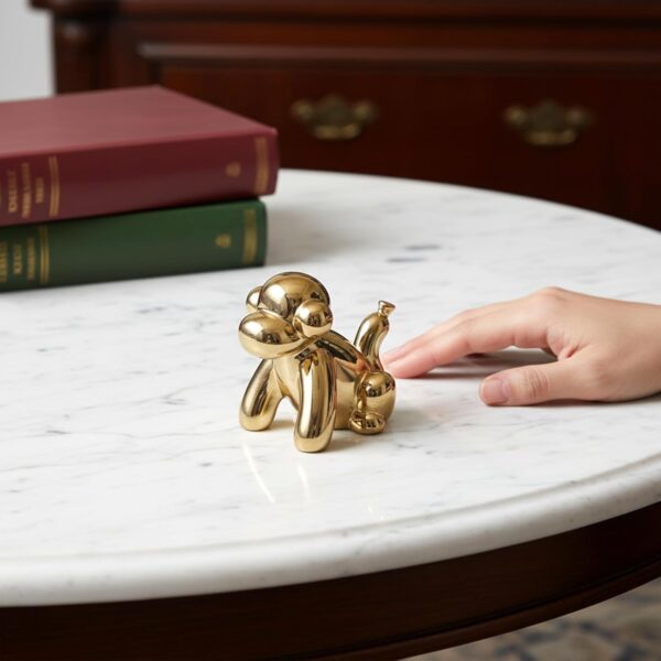 Gold-Home-Decor-Balloon-Figurine-Accent-Small-Ceramic-Animal-Statue-Handmade-Sculpture-Ornament-Monkey.jpg Gold Home Décor Balloon Figurine Accent, Small Ceramic Animal Statue Handmade Sculpture Ornament (Monkey)