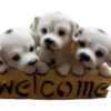 Griscon Handmade Resin 3 Squirrel Family Sculpture Set Realistic Cartoon Griscon Handmade Resin 3 Squirrel Family Sculpture Set Realistic Cartoon Animal Model Statue Home Decoration (14 cm Lenght) (Resin, White)