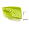 HAKKU Triangular Shape 2 Sink Basket, Corner Kitchen Sink Strainer Basket, Multi-Function Water Storage Tank Drain Rack for Kitchen, Bathroom, Soap Box Organizer (Green, 2)