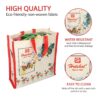 HOT SHOT Hotshot Reusable Medium Heavy Duty Waterproof Shopping Bags - Kitchen Essentials/Grocery Bags with Full Handles (Pack of 1)