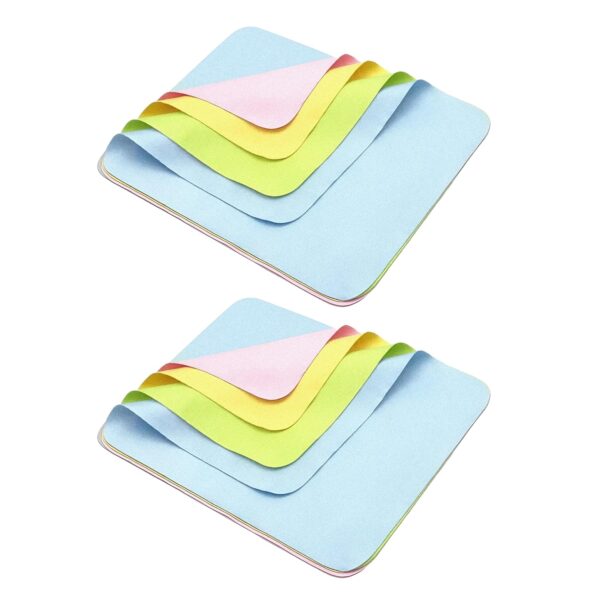 HUMBLE Ultra Soft Microfiber Cleaning Cloth for Laptop Screen Phone Camera Lens Tablet Monitor Sunglasses Soft Lint Free Reusable Wipes for Electronics Optical Glass Non Abrasive Microfiber Pack of 10