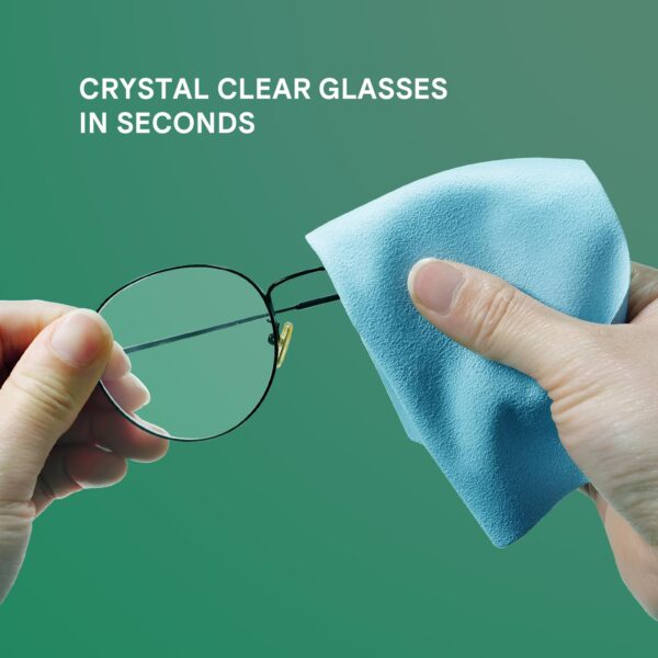 HUMBLE Ultra Soft Microfiber Cleaning Cloth for Laptop Screen Phone Camera Lens Tablet Monitor Sunglasses Soft Lint Free Reusable Wipes for Electronics Optical Glass Non Abrasive Microfiber Pack of 10