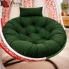 Hanging-Chair-Cushion-for-Egg-Swing-Chair-Thick-Soft-Seat-Pad-Balcony-Chair-Cushion-Outdoor-Indoor-Cushion-Cushion-for-Garden-Patio-Green-Round-Cushion.jpg Hanging Chair Cushion for Egg Swing Chair | Thick Soft Seat Pad | Balcony Chair Cushion | Outdoor Indoor Cushion | Cushion for Garden Patio (Green, Round Cushion)
