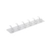 Heavy Duty Self-Adhesive Wall Hook Strip – Waterproof No-Drill Sticky Hanger for Kitchen, Bathroom, Keys & Towels – Multi-Purpose Utility Organizer (1, Transparent)