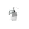 Hindware Stelo Soap Dispenser for Wash Basin | 202-Grade Stainless Steel | Space Saving Soap Dispenser | Chrome Finish | Corrosion & Rust Resistant | Dimension (mm): 75 * 116 * 151 | 1-Year Warranty
