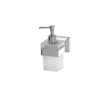 Hindware Stelo Soap Dispenser for Wash Basin | 202-Grade Stainless Steel | Space Saving Soap Dispenser | Chrome Finish | Corrosion & Rust Resistant | Dimension (mm): 75 * 116 * 151 | 1-Year Warranty