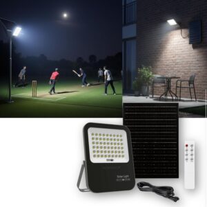Homehop Aluminum Solar Light Outdoor Home Waterproof 300 Watt Flood Homehop Aluminum Solar Light Outdoor Home Waterproof 300 Watt Flood Lamp for Garden, Patio, Porch, Balcony, Courtyard and Street Automatic with Remote(3.2V/20000mAh)