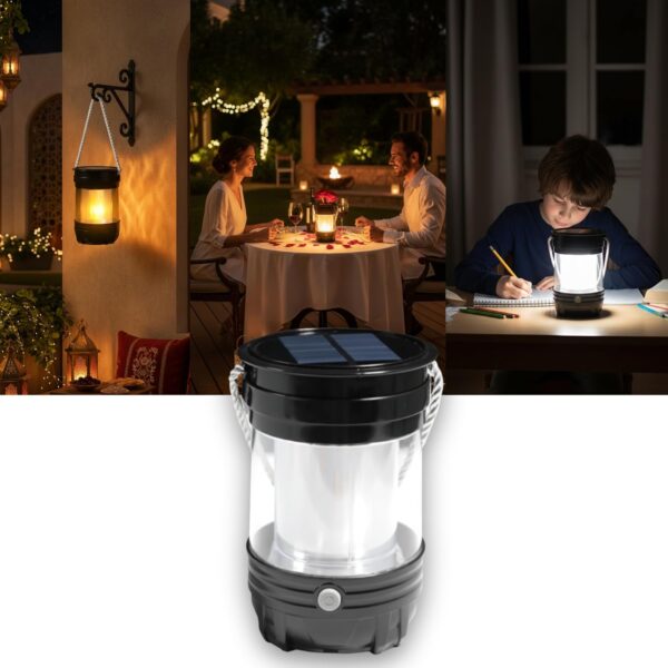 Homehop Solar Light Outdoor Home Waterproof Decorative Flickering Flame Portable Homehop Solar Light Outdoor Home Waterproof Decorative Flickering Flame Portable Torch LED Rechargeable Table Lamps for Home, Balcony, Garden, and Indoor Use