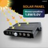 Homehop Solar Light Outdoor Home Waterproof PIR Motion Sensor Automatic LED Wireless Wall Lamp Security Lighting for Garden, Balcony, Patio, and Pathways