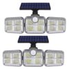 Homehop Solar Wall Lights for Outdoor Waterproof, Motion Sensor Light for Home Security for Garage Driveway, Patio, Porch, Entrance and Doorway (Cool White,No Remote) Pack of 2