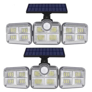 Homehop Solar Wall Lights for Outdoor Waterproof, Motion Sensor Light Homehop Solar Wall Lights for Outdoor Waterproof, Motion Sensor Light for Home Security for Garage Driveway, Patio, Porch, Entrance and Doorway (Cool White,No Remote) Pack of 2