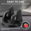 Humble Universal 360° Rotatable Dashboard Mount Smartphone Holder Anti-Slip Silicone Mount for Car, Office & Home Adjustable Stand for Portrait & Landscape Viewing, Black