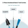 IFFCO Urban Gardens - 3-Piece Garden Tool Set | Transplanter, 2-inch Khurpi & Weeder | Heavy-Duty Gardening Accessories
