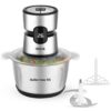 INALSA Bullet Inox SS Electric Chopper|Digital Display|500W Powerful Motor|2L 304 INALSA Bullet Inox SS Electric Chopper|Digital Display|500W Powerful Motor|2L 304 Stainless Steel Processing Bowl|4Layer SS Blades With Spatula|High-Performance Chopping|2-Yr Warranty (Bullet Inox SS)