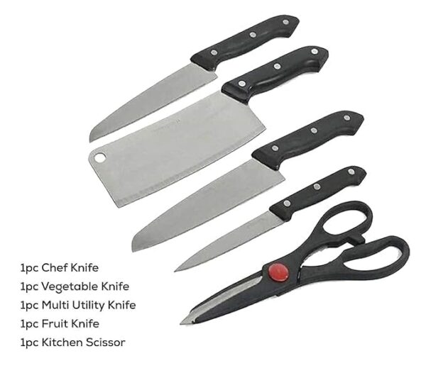 IXORACART-Stainless-Steel-Kitchen-5-Pcs-Knife-Set-with-Wooden-Chopping-Board-Scissor-–-Vegetable-Meat-Cutting-Set-of-5-1-Chopper-Board.jpg IXORACART Stainless Steel Kitchen 5-Pcs Knife Set with Wooden Chopping Board & Scissor – Vegetable & Meat Cutting (Set of 5 + 1 Chopper Board)