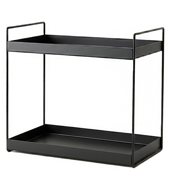 Iron 2-Tier Countertop MultipurposeOrganizer|Tiered Shelf Storage Rack, Counter Top Organiser Iron 2-Tier Countertop MultipurposeOrganizer|Tiered Shelf Storage Rack, Counter Top Organiser Storage Shelf For Home Kitchen And Bathroom