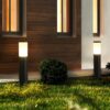 JACKAL LED Pathway Walkway Lights (with Bulb), Gate Pillar Outdoor Floor Lamp Aluminium IP65 Waterproof Bollard Lights for Driveway Yard, Terrace, Lawn, Patio and Garden Decoration – 1 Year Warranty