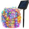 JASIFS Solar Fairy Color String Light 200 LEDs 22meter Inbuilt Rechargable Batery Waterproof 8 Mode Copper Wire for Indoor Outdoor Garden Yard Balcony Diwali Christmas Party & Led Light (multi-colour)