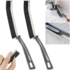 JICOOT Hard Bristle Crevice Cleaning Brush - Cleaning Tools for JICOOT Hard Bristle Crevice Cleaning Brush - Cleaning Tools for Household Use, Multifunctional Gap Cleaning Supplies for Kitchen, Bathroom, Toilet, Window, Vehicle, Faucets, Grout, Home, Plastic