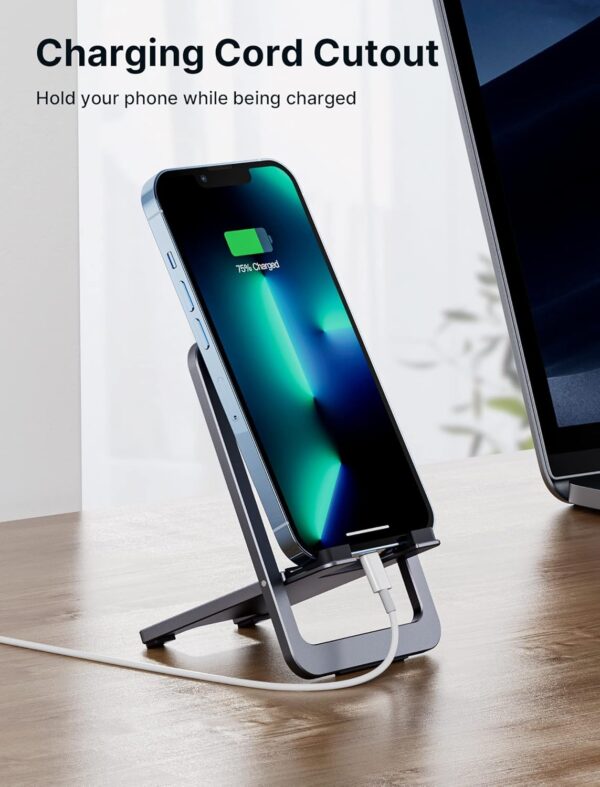 JSAUX-Universal-Mobile-Stand-for-Desk-Foldable-Aluminum-Adjustable-Phone-Stand-for-Desk-Smart-Gadgets-Mobile-Holder-for-Home-Compatible-for-iPhone-161514-Pro-Max-Galaxy-S25S24S23-Grey.jpg JSAUX Universal Mobile Stand for Desk, Foldable Aluminum Adjustable Phone Stand for Desk Smart Gadgets, Mobile Holder for Home Compatible for iPhone 16/15/14 Pro Max, Galaxy S25/S24/S23, Grey