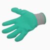 JWXSTORE Rubber Coated Cotton Cut N Slip Resistant Garden Gloves Multicolor - 2 Pairs, Pack of 1