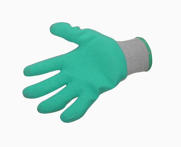 JWXSTORE Rubber Coated Cotton Cut N Slip Resistant Garden Gloves Multicolor - 2 Pairs, Pack of 1