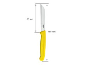 KOHE Standard Serrated Multipurposes Stainless Steel Kitchen Knife Set(Assorted Color) KOHE Standard Serrated Multipurposes Stainless Steel Kitchen Knife Set(Assorted Color) for Chopping Vegetables (Small, 5) (1235.2-5PCS)