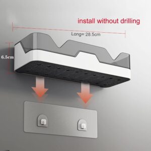 KROYWEN Self Adhesive Bathroom Accessories Storage Racks (2) KROYWEN Self Adhesive Bathroom Accessories Storage Racks (2)
