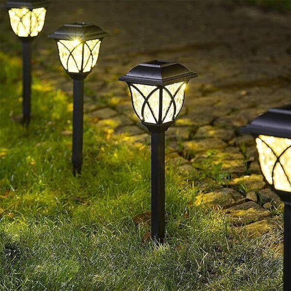 Kadaon Solar Pathway Lights Outdoor, LED Decorative Solar Garden Lights, Waterproof Outdoor Lights for Landscapes, Gardens, Pathways, Walkways and Driveways